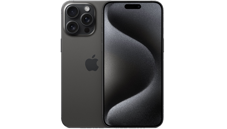 Смартфон Apple iPhone 15 Pro Max 256GB eSIM Black Titanium (MU663)