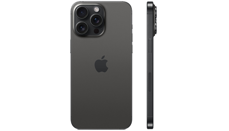 Смартфон Apple iPhone 15 Pro Max 256GB eSIM Black Titanium (MU663)