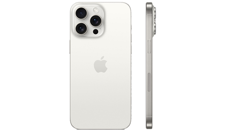 Смартфон Apple iPhone 15 Pro Max 512GB eSim White Titanium (MU6C3)