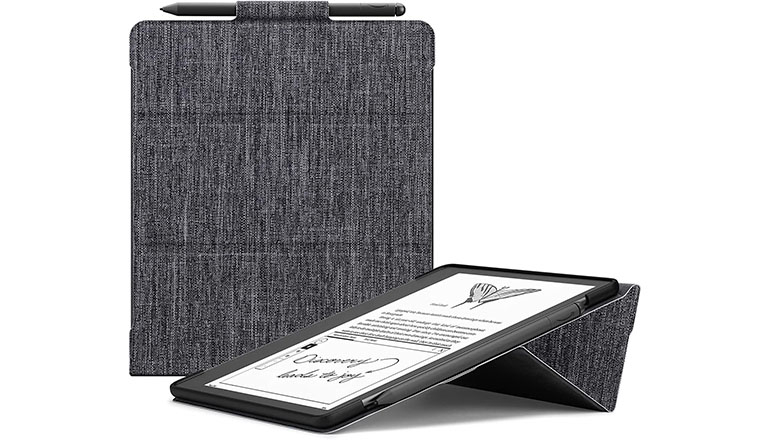Ayotu Stand Case for Kindle Scribe 10.2 Inch (2022 Released) Fabric Grey
