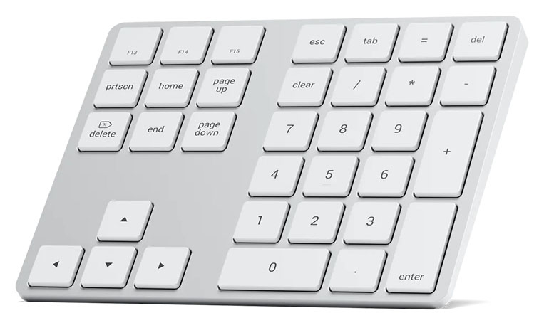 Satechi Bluetooth Extended Keypad (ST-XLABKS) Silver