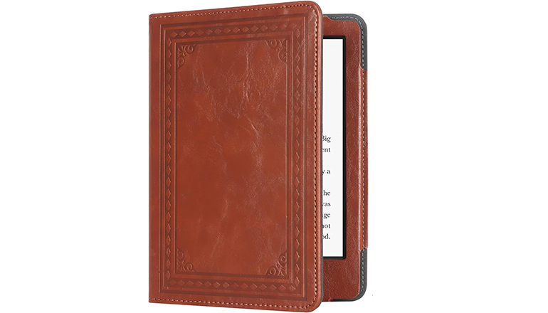 CoBak Kindle Paperwhite Case With Stand - PU Leather Cover For 11th Gen