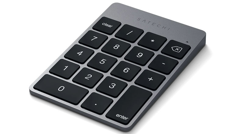 Satechi aluminum slim rechargeable bluetooth keypad (ST-SALKPM) Space Grey