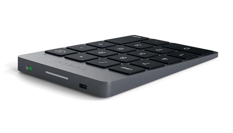 Satechi aluminum slim rechargeable bluetooth keypad (ST-SALKPM) Space Grey