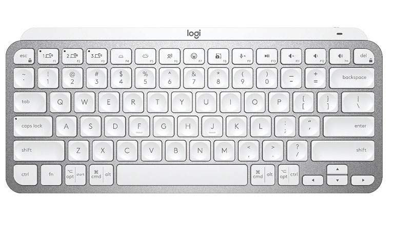 Logitech MX Keys Mini Wireless ansi ua Illuminated (920-010499) Pale Grey