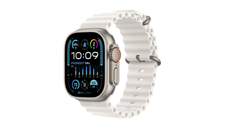Смарт-годинник Apple Watch Ultra 2 GPS + Cellular 49mm Titanium Case with White Ocean Band (MREJ3)