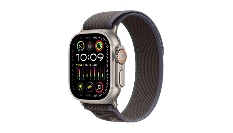 Смарт-годинник Apple Watch Ultra 2 GPS + Cellular 49mm Titanium Case with Blue/Black Trail Loop - S/M (MRF53)