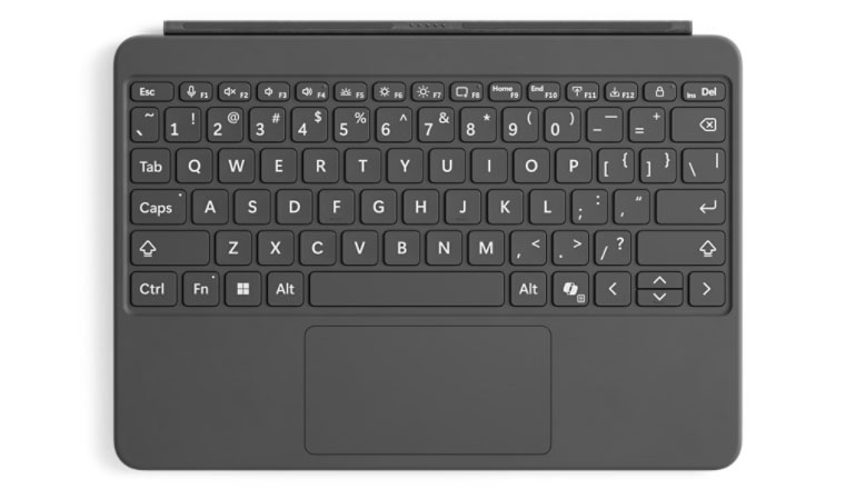 Клавиатура Microsoft Surface Pro Keyboard for Surface Pro 12" Device, Alcantara material (EP2-32038) Slate, Bold Keyset
