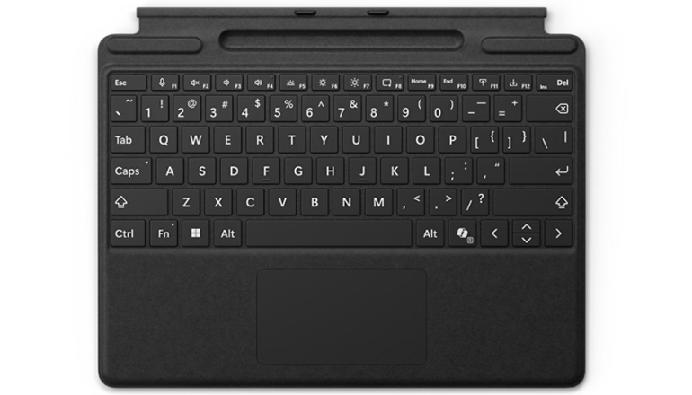 Клавіатура Microsoft Surface Pro Keyboard with pen storage Bold Keyset (8XA-00191) Black