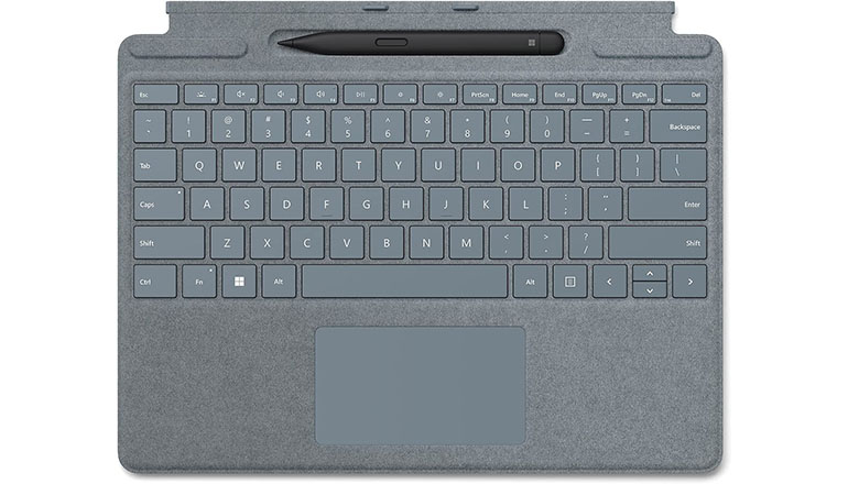 Microsoft Surface Pro Signature Keyboard Ice Blue with Slim Pen 2 (8X6−00041)