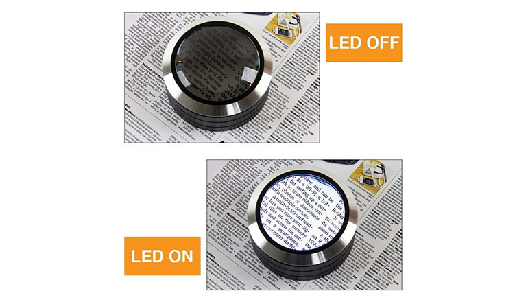 Настольная сенсорная лупа Satechi ReadMate LED Desktop Magnifier (ST-LEDM5XK)