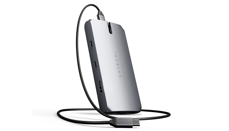 Багатопортовий адаптер Satechi Aluminum USB-C On-the-Go Multiport Adapter Space Grey (ST-UCMBAM)