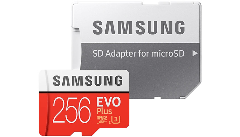 Карта памяти Samsung 256GB microSDXC C10 UHS-I U3 R100/W90MB/s Evo Plus SD адаптер (MB-MC256HA/RU)