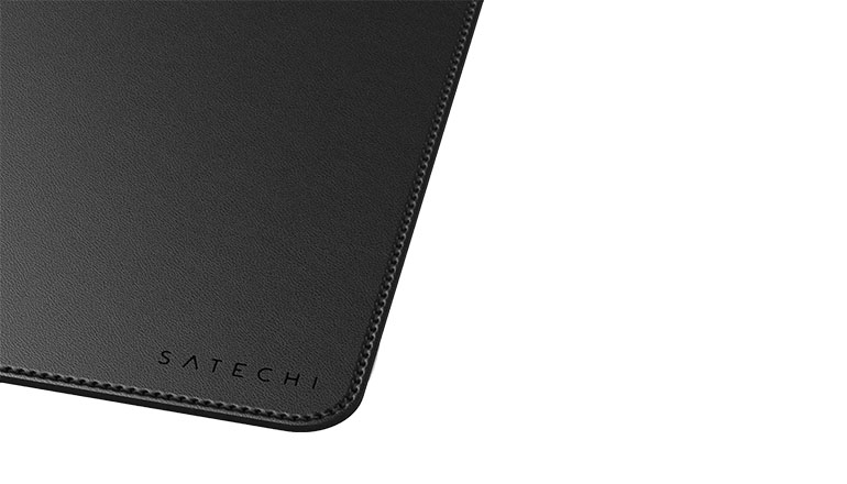 Килимок для робочого стола Satechi Vegan Leather Premium Desk Mat Black (ST-LPDMK)