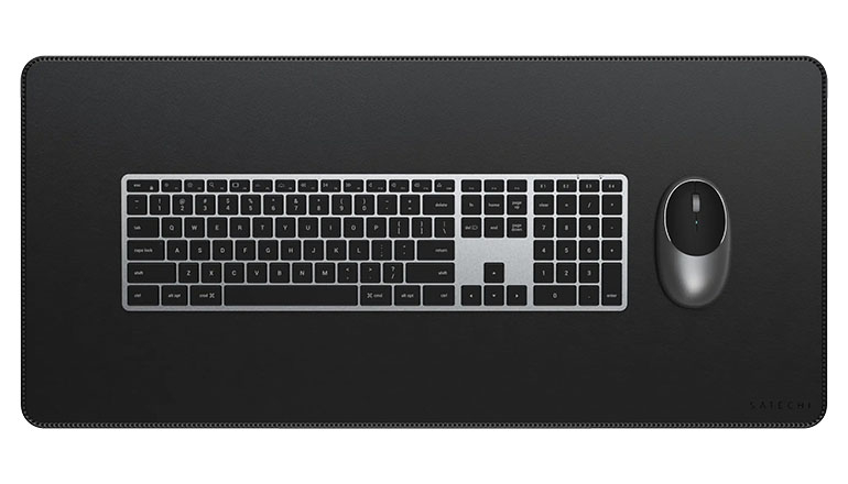 Килимок для робочого стола Satechi Vegan Leather Premium Desk Mat Black (ST-LPDMK)