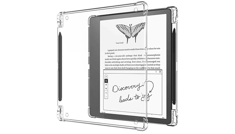 Чохол Clear Case Skin Cover with Pen Holder Transparent for Amazon Kindle Scribe 10.2"