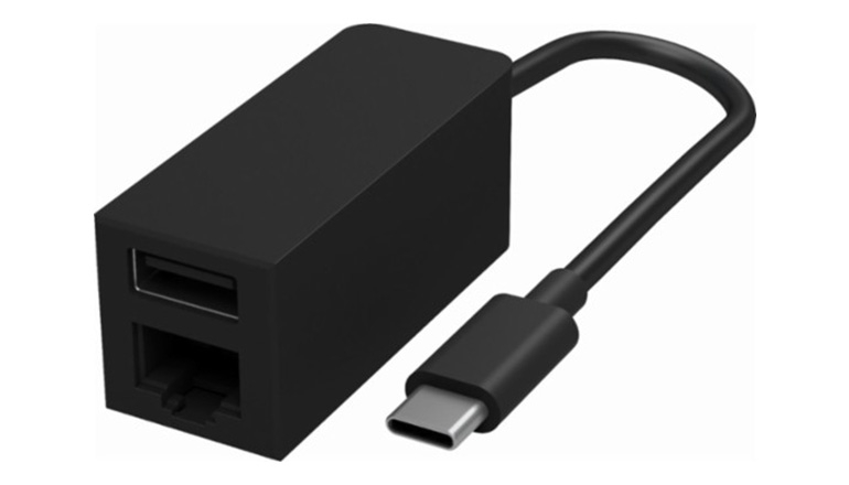 Адаптер Surface USB-C to Ethernet and USB Type-A Adapter (JWL-00001)
