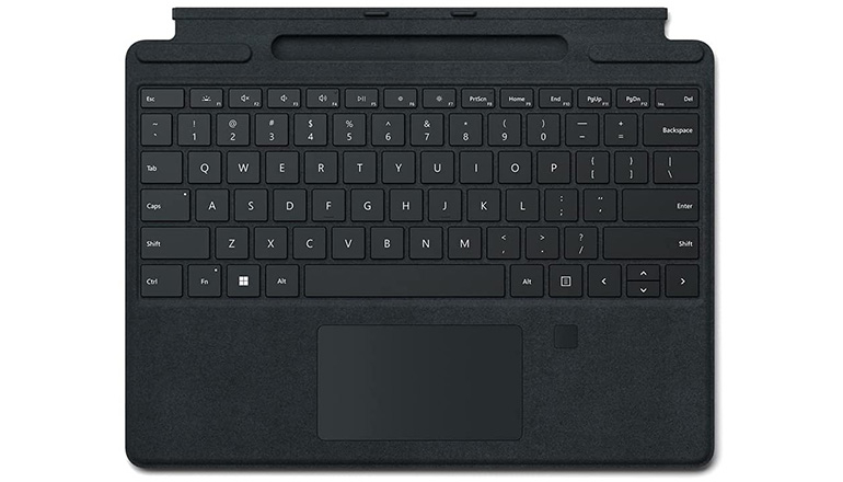 Microsoft Surface Pro Signature Keyboard with Fingerprint Reader  (8XF-00001) Black
