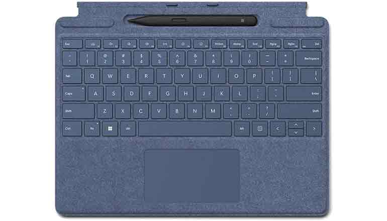Microsoft Surface Pro Signature Keyboard Sapphire with Slim Pen 2 (8X6−00097)