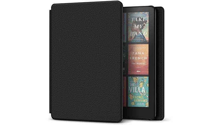 TNP Case for Kindle Paperwhite 12th Generation 2024 / Kindle Colorsoft Signature Edition - 7" PU Leather Protective Folio Cover Case for Kindle Paperwhite Kids with Auto Sleep/Wake, Black