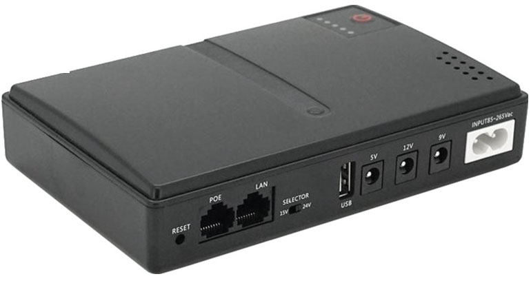 UPS для роутера PON/POE Voltronic DC1018P 14400mAh Black