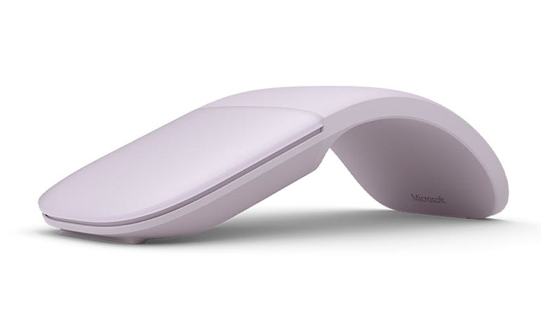 Microsoft Surface Arc Mouse ホワイト Microsoft Surface アーク マウス (ライト グレー、Bluetooth