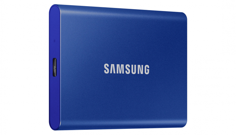 Portable SSD Samsung T7 1TB Indigo Blue (MU-PC1T0H)