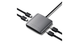Хаб Satechi Aluminum Type-C 4-Port Hub Space Gray (ST-UC4PHM)