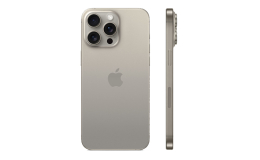 Смартфон Apple iPhone 15 Pro Max 1TB Natural Titanium (MU7J3)
