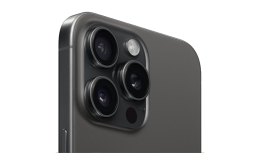 Смартфон Apple iPhone 15 Pro Max 256GB eSIM Black Titanium (MU663)