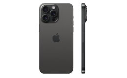Смартфон Apple iPhone 15 Pro Max 256GB eSIM Black Titanium (MU663)