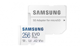 Карта пам’яті SAMSUNG MICRO SDXC EVO+ 256GB V30 W/A (MB-MC256KA/EU)