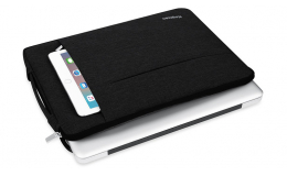 Kogzzen 13-13.5 Inch Laptop Sleeve Shockproof Case Bag - Black