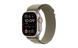 Смарт-часы Apple Watch Ultra 2 GPS + Cellular 49mm Titanium Case with Olive Alpine Loop - Medium (MREY3)