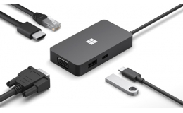 Багатопортовий адаптер Microsoft USB Type-C Travel Hub (SWV-00001)