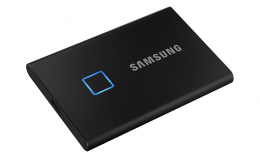 Портативный SSD Samsung T7 Touch 2TB USB 3.1 Gen 2 Black (MU-PC2T0K/WW)