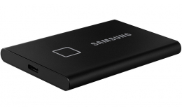 Portable SSD Samsung T7 Touch 1TB USB 3.1 Gen 2 Black (MU-PC1T0K)