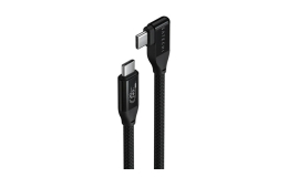 Кабель Satechi Right-Angle USB-C to USB-C Data and Charge Cable (1m) (AP-YCR100K)