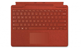 Microsoft Surface Pro Signature Keyboard Poppy Red with Slim Pen 2 (8X6−00021)
