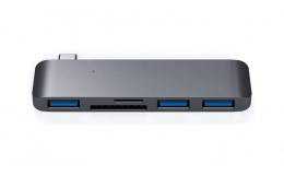 Satechi Type-C USB 3.0 3-in-1 Combo Hub Space Gray (ST-TCUHM)