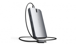Багатопортовий адаптер Satechi Aluminum USB-C On-the-Go Multiport Adapter Space Grey (ST-UCMBAM)