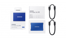 Portable SSD Samsung T7 2 TB Indigo Blue  (MU-PC2T0H)