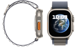 Смарт часы Apple Watch Ultra 2 GPS + Cellular 49mm Titanium Case with Blue Alpine Loop - Small (MREK3)