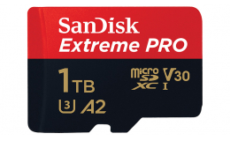 SanDisk 1TB Extreme® PRO microSDXC™ UHS-I/U3 CARD