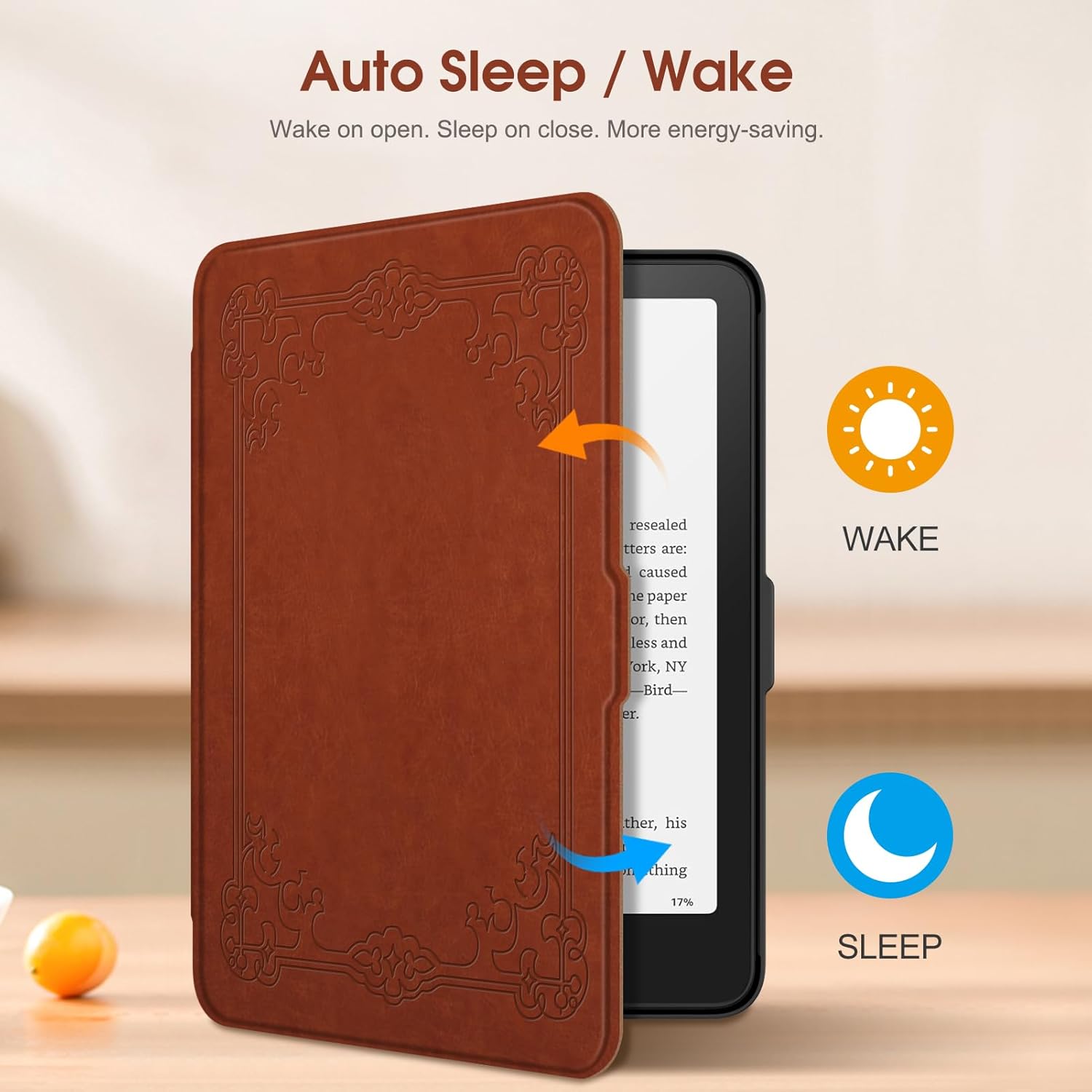 Fintie Case for 7 All New Kindle Vintage Brown v5