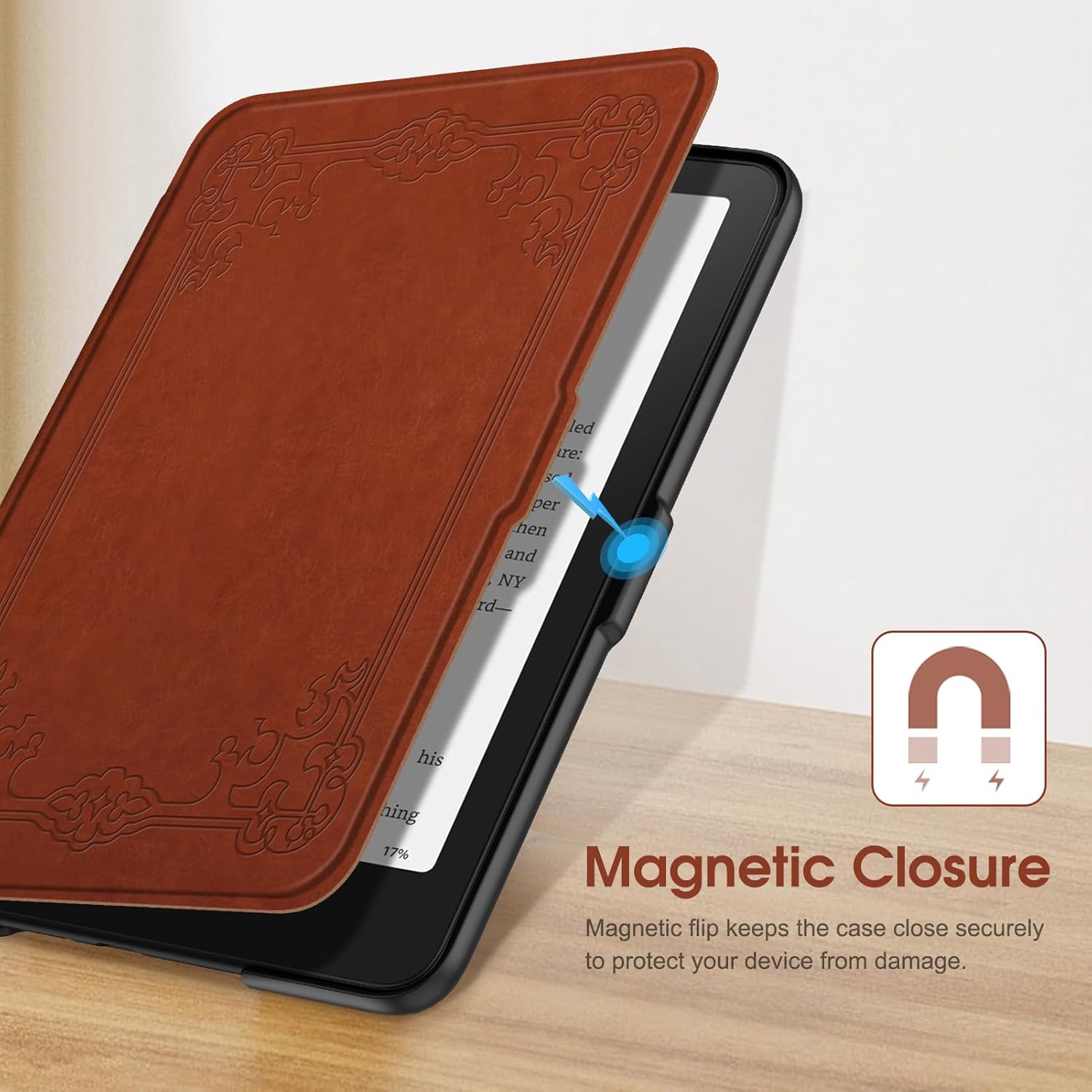 Fintie Case for 7 All New Kindle Vintage Brown v6