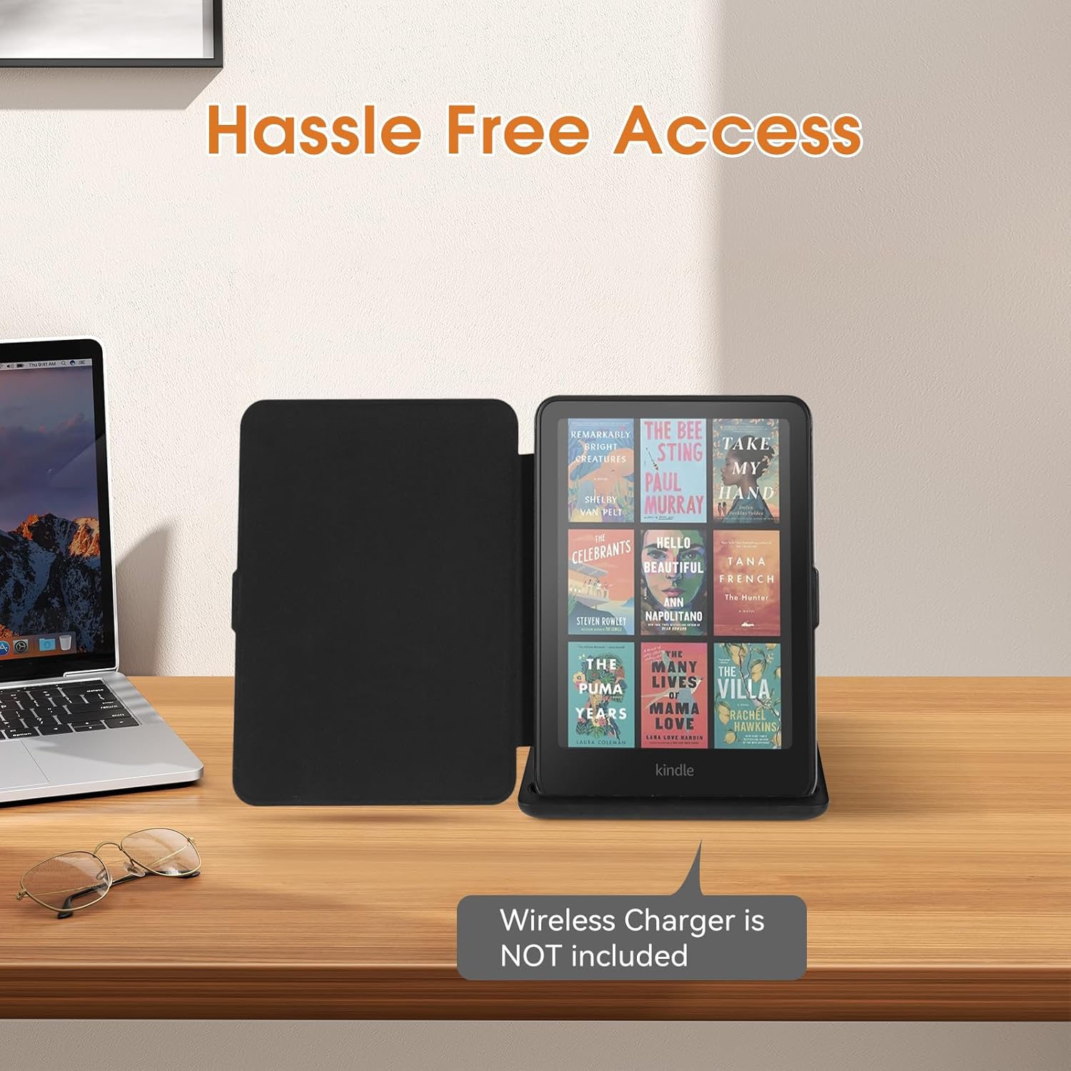 Slim Case for All New 7 Kindle Paperwhite 12th Gen 2024 or Kindle Colorsoft Signature Edition 2024 Black v1