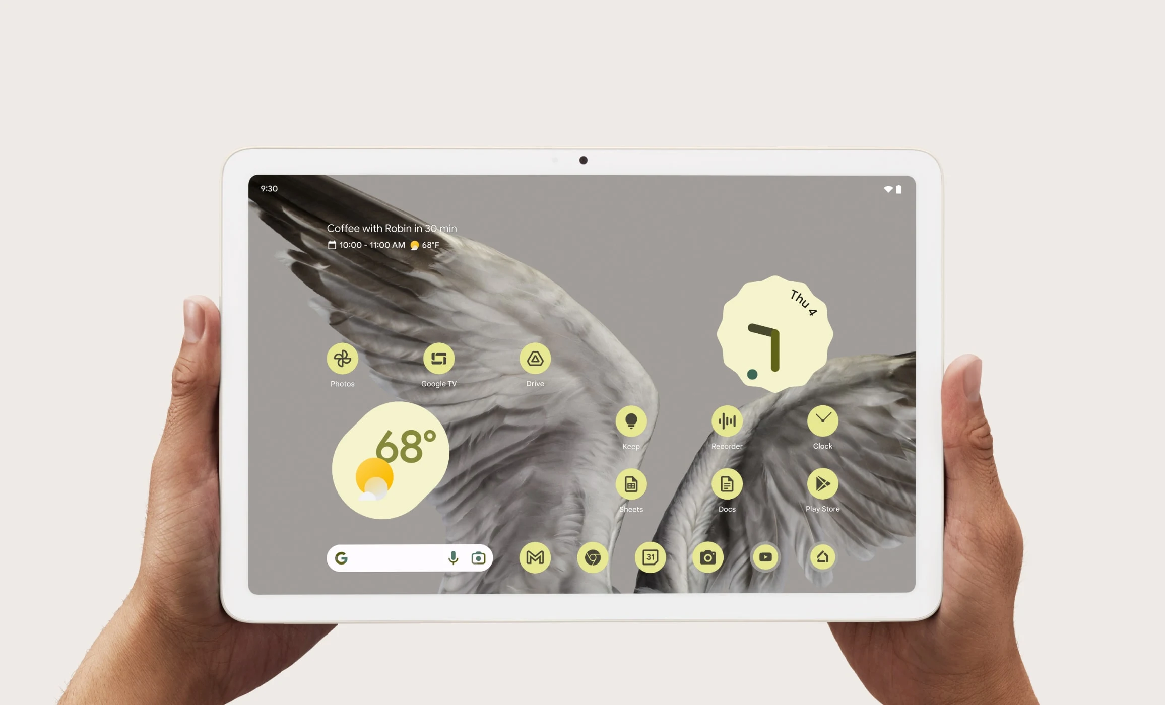 Google Pixel Tablet immersive 11 inch screen