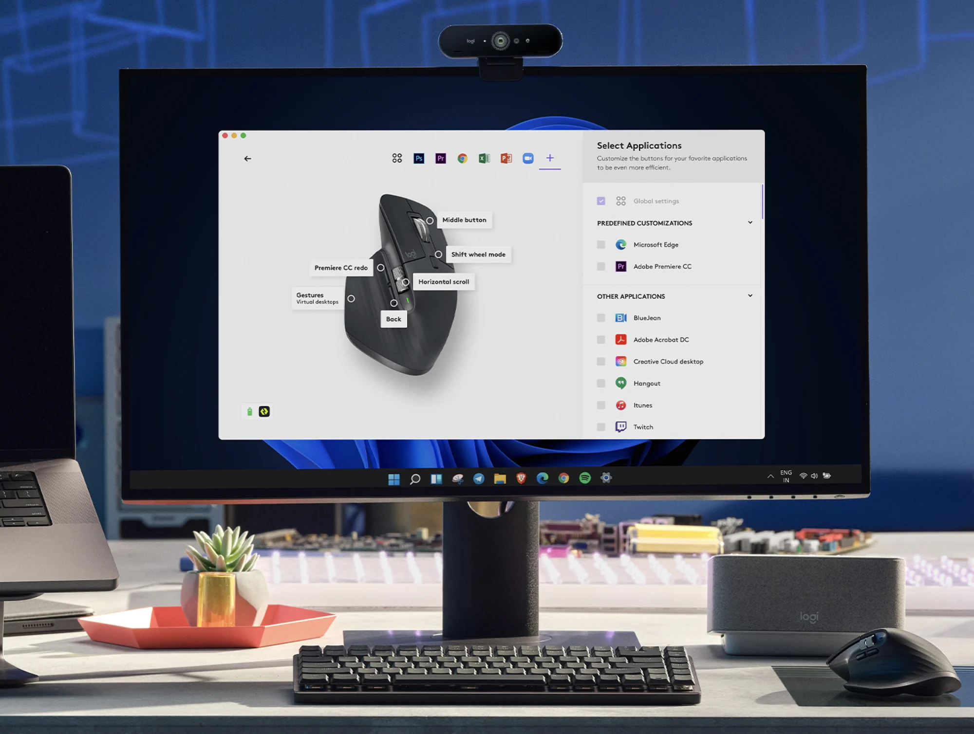 Logitech MX Master 3S Mouse settings