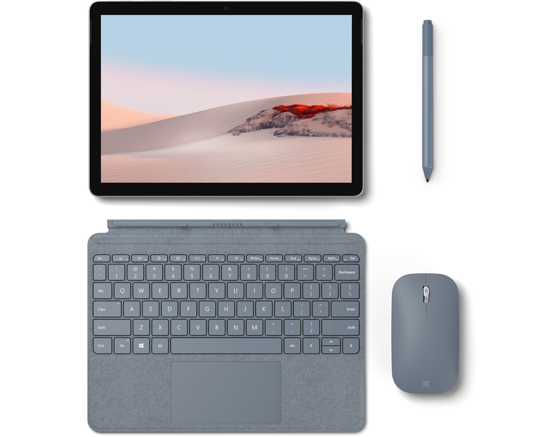 Дополните свой Surface Go 2 соответствующими аксессуарами: клавиатурой, стилусом и мышкой